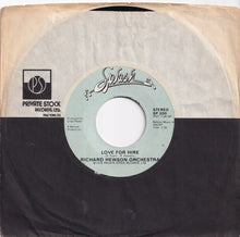 画像をギャラリービューアに読み込む, Richard Hewson Orchestra - Love For Hire / Islands (7 inch Record / Used)
