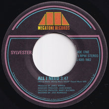 画像をギャラリービューアに読み込む, Sylvester - All I Need (Short) / (Long) (7 inch Record / Used)
