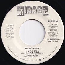 Load image into Gallery viewer, Robin Gibb - Secret Agent / Secret Agent (7 inch Record / Used)
