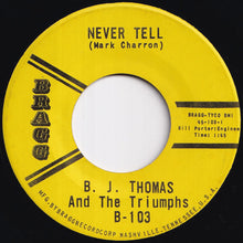 画像をギャラリービューアに読み込む, B.J. Thomas - Never Tell / Billy And Sue (7 inch Record / Used)
