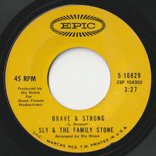 Load image into Gallery viewer, Sly &amp; The Family Stone - Runnin' Away / Brave &amp; Strong (7 inch Record / Used)
