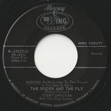 画像をギャラリービューアに読み込む, Bobby Christian, Allen Sisters - The Spider And The Fly / Cha Cha Hop (7 inch Record / Used)
