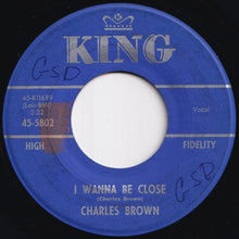 画像をギャラリービューアに読み込む, Charles Brown - If You Don't Believe I'm Crying Take A Look At My Eyes / I Wanna Be Close (7 inch Record / Used)
