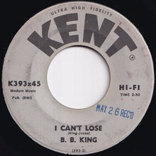 画像をギャラリービューアに読み込む, B.B. King - Rock Me Baby / I Can't Lose (7 inch Record / Used)
