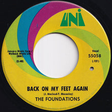Load image into Gallery viewer, Foundations - Back On My Feet Again / I Can Take Or Leave Your Loving (7 inch Record / Used)
