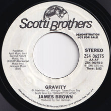 Load image into Gallery viewer, James Brown - Gravity / Gravity (7 inch Record / Used)
