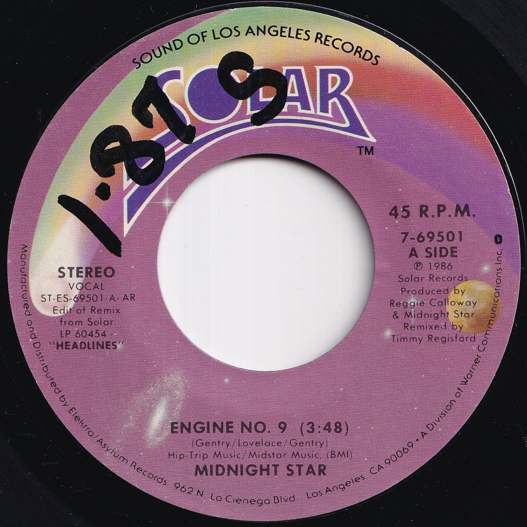 Midnight Star - Engine No. 9 / Searching For Love (7 inch Record