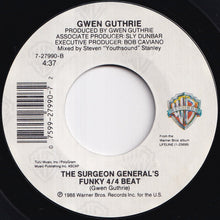 Load image into Gallery viewer, Gwen Guthrie - Can't Love You Tonight (Edit) / The Surgeon General's Funky 4/4 Beat (7 inch Record / Used)
