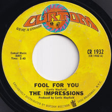 画像をギャラリービューアに読み込む, Impressions - Fool For You / I'm Loving Nothing (7 inch Record / Used)
