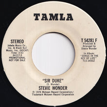 Load image into Gallery viewer, Stevie Wonder - Sir Duke (Stereo) / (Mono) (7 inch Record / Used)
