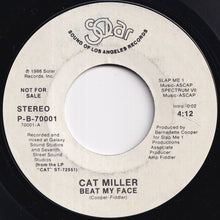 画像をギャラリービューアに読み込む, Cat Miller - Beat My Face / Beat My Face (7 inch Record / Used)
