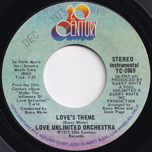 Load image into Gallery viewer, Love Unlimited Orchestra - Love's Theme (Instrumental) / Sweet Moments (Instrumental) (7 inch Record / Used)
