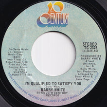 Load image into Gallery viewer, Barry White - I'm Qualified To Satisfy You / (Instrumental) (7 inch Record / Used)
