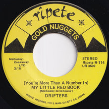Load image into Gallery viewer, Drifters / Wilbert Harrison - (You're More Than A Number In) My Little Red Book / Don't Drop It (7 inch Record / Used)
