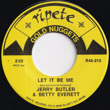 Load image into Gallery viewer, Betty Everett, Jerry Butler - Shoop Shoop / Let It Be Me (7 inch Record / Used)
