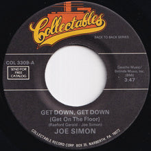 Load image into Gallery viewer, Joe Simon - Get Down, Get Down (Get On The Floor) / Theme From Cleopatra Jones (7 inch Record / Used)
