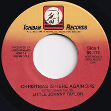 画像をギャラリービューアに読み込む, Little Johnny Taylor - Christmas Is Here Again / I Enjoy You (7 inch Record / Used)
