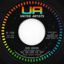 Load image into Gallery viewer, Marv Johnson - Ain't Gonna Be That Way / All The Love I've Got (7 inch Record / Used)
