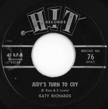 画像をギャラリービューアに読み込む, Music City Five / Katy Richards - Wipe Out / Judy's Turn To Cry (7 inch Record / Used)
