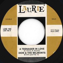 画像をギャラリービューアに読み込む, Dion &amp; The Belmonts - A Teenager In Love / A Lover's Prayer (7 inch Record / Used)
