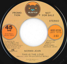 Load image into Gallery viewer, Norma Jean - Saturday (Edit) / This Is The Love (7 inch Record / Used)
