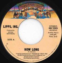 Load image into Gallery viewer, Lipps, Inc. - How Long / There They Are (7 inch Record / Used)
