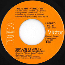Load image into Gallery viewer, Main Ingredient - Everybody Plays The Fool / Who Can I Turn To (When Nobody Needs Me) (7 inch Record / Used)
