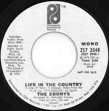 Load image into Gallery viewer, Ebonys - Life In The Country (Stereo) / (Mono) (7 inch Record / Used)
