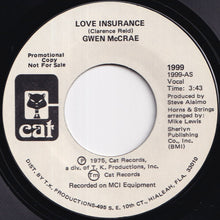 Load image into Gallery viewer, Gwen McCrae - Love Insurance / Love Insurance (7 inch Record / Used)
