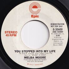 Load image into Gallery viewer, Melba Moore - You Stepped Into My Life (Stereo) / (Mono) (7 inch Record / Used)
