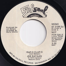 Load image into Gallery viewer, Joe Bataan - Rap-O Clap-O (Stereo) / (Mono) (7 inch Record / Used)
