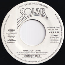 Load image into Gallery viewer, Midnight Star - Operator / Operator (7 inch Record / Used)
