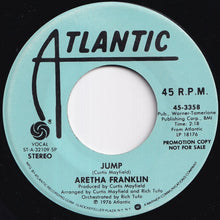 Load image into Gallery viewer, Aretha Franklin - Jump / Hooked On Your Love (7 inch Record / Used)
