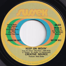 Load image into Gallery viewer, Creative Source - Keep On Movin' / I Just Can't See Myself Without You (7 inch Record / Used)

