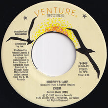 Load image into Gallery viewer, Cheri - Murphy's Law (Remix) / (Instrumental) (7 inch Record / Used)

