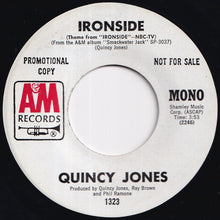画像をギャラリービューアに読み込む, Quincy Jones - Ironside (Stereo) / (Mono) (7 inch Record / Used)
