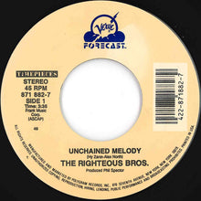 Load image into Gallery viewer, Righteous Bros. - Unchained Melody / Hung On You (7 inch Record / Used)
