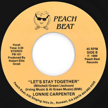 Load image into Gallery viewer, Lonnie Carpenter - That's When I Think Of You / Let's Stay Together (7 inch Record / Used)
