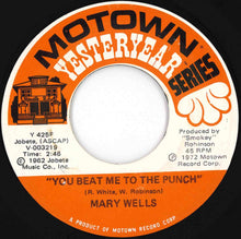 Load image into Gallery viewer, Mary Wells - You Beat Me To The Punch / Two Lovers (7 inch Record / Used)
