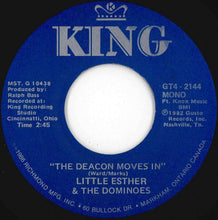 Load image into Gallery viewer, Little Ester &amp; The Dominoes - The Deacon Moves In / Half Fast Boogie (7 inch Record / Used)
