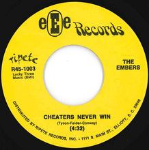 画像をギャラリービューアに読み込む, Embers - Embers Beach Medley / Cheaters Never Win (7 inch Record / Used)
