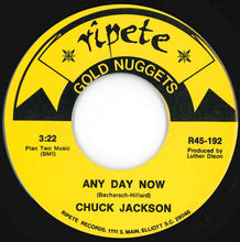 Load image into Gallery viewer, Chuck Jackson - I Don't Want To Cry / Any Day Now (7 inch Record / Used)
