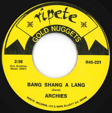 Load image into Gallery viewer, Archies / Bruce Channel - Bang Shang A Lang / Hey Baby (7 inch Record / Used)
