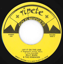 Load image into Gallery viewer, Billy Ward &amp; The Dominoes / Gene &amp; Ruth - Lay It On The Line / Harchy Carchy (7 inch Record / Used)
