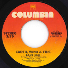Load image into Gallery viewer, Earth Wind &amp; Fire - Fall In Love With Me / Lady Sun (7 inch Record / Used)
