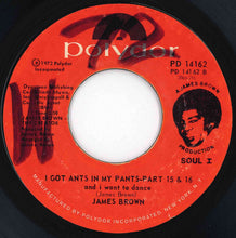 画像をギャラリービューアに読み込む, James Brown - I Got Ants In My Pants And I Want To Dance (Part 1) / (Part 2) (7 inch Record / Used)
