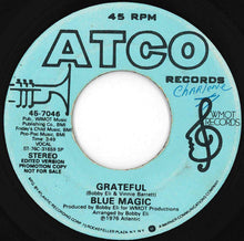 画像をギャラリービューアに読み込む, Blue Magic - Grateful (Edited Version) / (Long Version) (7 inch Record / Used)
