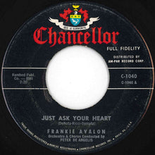 画像をギャラリービューアに読み込む, Frankie Avalon - Just Ask Your Heart / Two Fools (7 inch Record / Used)

