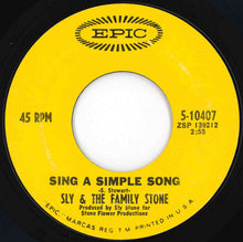 画像をギャラリービューアに読み込む, Sly &amp; The Family Stone - Everyday People / Sing A Simple Song (7 inch Record / Used)
