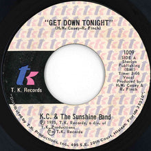 Load image into Gallery viewer, KC &amp; The Sunshine Band - Get Down Tonight / You Don't Know (7 inch Record / Used)
